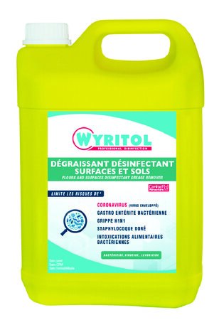 Bidon désinfectant surfaces et sols – 5L
