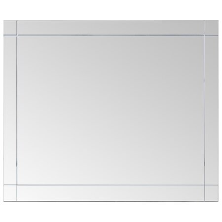 vidaXL Miroir mural 80x60 cm Verre
