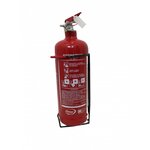 Extincteur 2kg poudre nf  livré avec support