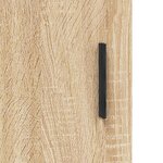 vidaXL Buffet haut Chêne sonoma 34 5x34x180 cm Bois d'ingénierie