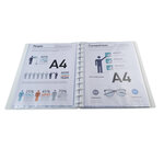 Protège-documents À Anneaux Et Pochettes Détachables Kreacover 80 Vues - A4 - Blanc - X 4 - Exacompta