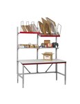 (1 POSTE D'EMBALLAGE MODULABLE) POSTE D'EMBALLAGE MODULABLE 2000 X 800 X 690-960 mm