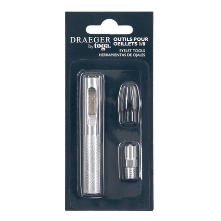 Kit D'outils Pour Pose D'œillets 1/8 - Draeger paris