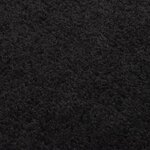 vidaXL Tapis shaggy à poils longs Noir 200x290 cm