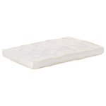 vidaXL Coussin de canapé palette Beige 120x80x10 cm