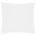 vidaXL Voile de parasol Tissu Oxford carré 5x5 m Blanc