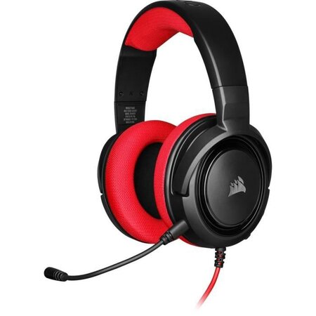 CORSAIR HS35 Casque de gamer STÉRÉO - Rouge (CA-9011198-EU)