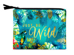 Pochette 20 x 15 cm verte - Jungle