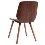 vidaXL Chaises à manger lot de 4 noir similicuir