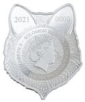 ELECTRIC FOX Spirit Animals Phil Lewis 1 onces argent monnaie 2 Dollars Solomon Islands 2021