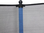 Trampoline " Happy " - Ø 2.44 m - Avec filet + échelle + couverture + kit d'ancrage