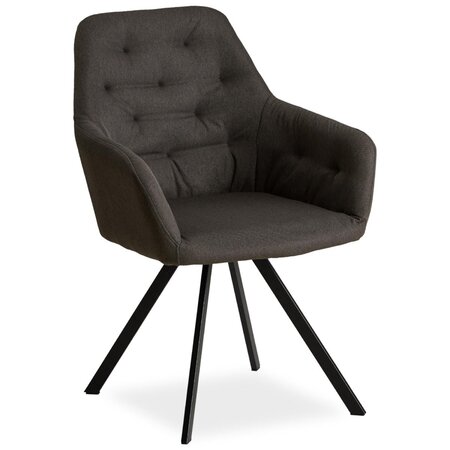 Chaise Salle à Manger Anthracite Design Moderne