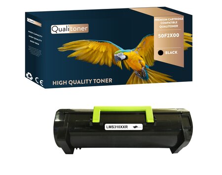 Qualitoner lot de x1 toner 50f2lot de x00 noir compatible pour lexmark