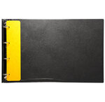 Classeur Rembordé Pvc Dos Rond 4 Anneaux 30mm - A3 Horizontal - Noir - Exacompta