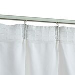 vidaXL Rideaux occultants avec crochets 2 Pièces Blanc cassé 140x175 cm