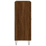 vidaXL Buffet chêne marron 69 5x34x90 cm bois d'ingénierie