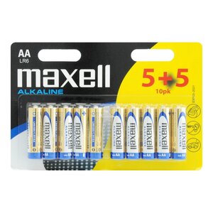 Piles alkaline aa lr6 5+5 - maxell