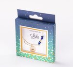 Bracelet lola avec perles bleues