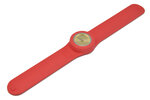 Montre classic bracelet corail et cadran gold sun.