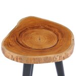 vidaXL Table basse 40x45 cm Teck solide