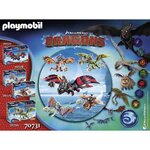 Playmobil - 70731 - dragon racing: rustik et krochefer