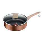 TEFAL G2541902 Poele wok 24 cm ECO-RESPECT - antiadhésive - Tous feux dont inductionMarron