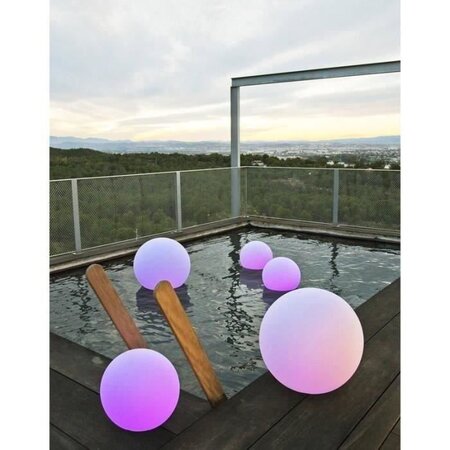 LUMISKY Sphere Led sans fil télécommandable 30 cm - Multicolore