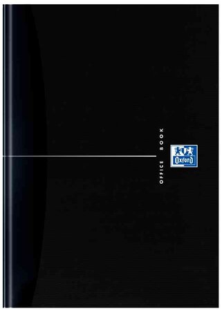 Carnet de notes 'Smart Black' relié, A4, quadrill OXFORD