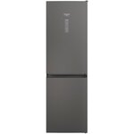 Hotpoint hafc8t032sk - réfrigérateur congélateur bas 335 l(231l + 104l) - total no frost - l59 6cm x h191 2cm - black inox