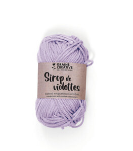 Fil de coton Amigurumi Mauve Sirop de violette