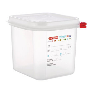 Boîte alimentaire 2 6 litres gn 1/6 - lot de 4 - araven -  - polypropylène2.6 176x162x150mm