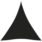 vidaXL Voile de parasol Tissu Oxford triangulaire 4x5x5 m Noir