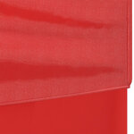 vidaXL Tente de réception pliable avec parois Rouge 3x6 m