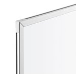 Tableau Blanc Magnétique CC Emaillé 120 x 90 Cm Cadre Alu MAGNÉTOPLAN