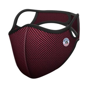 Masque anti-pollution FFP2 bordeaux taille L (homme & femme)