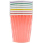 Kit vaisselle jetable multicolore