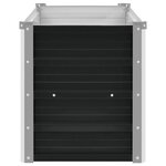 vidaXL Lit surélevé de jardin Anthracite 160x40x45 cm Acier galvanisé