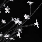 vidaXL Arbre à LED fleur de cerisier 84 LED Blanc chaud 120 cm