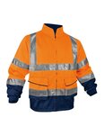 (1 VESTE JAUNE TXXL) Veste haute visibilité JAUNE - Taille XXL