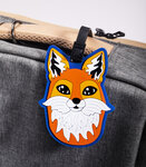 Étiquette pour bagage  - renard