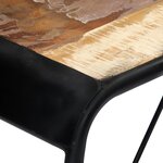 vidaXL Table console 140x35x76 cm Bois de récupération massif