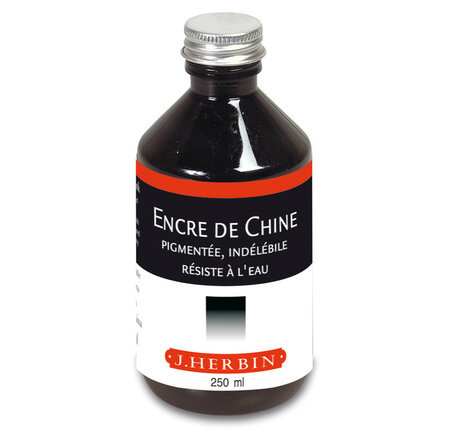 Encre de Chine noire 250ml HERBIN