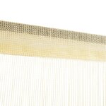 vidaXL Rideau en fils 2 Pièces 100 x 250 cm Crème