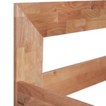 vidaXL Cadre de lit 160x200 cm Bois de chêne massif