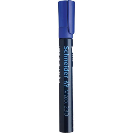 Marqueur permanent Aluminium Maxx 230 Pte Ogive 1-3 mm bleu SCHNEIDER