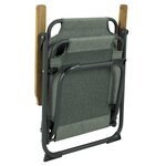 Bo-Camp Chaise de camping pliable Bushwick Vert
