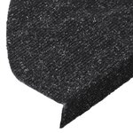 vidaXL Tapis d'escalier autocollants 15 Pièces 65x22 5x3 5 cm Anthracite