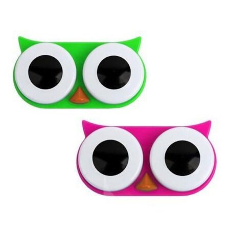 2 boîtes à lentilles - chouettes