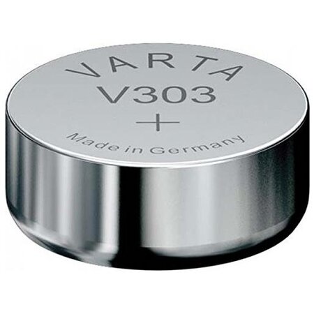 Pile oxyde argent pour montres v303 (sr44) 1 55 volt varta