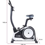 CARE - Vélo d'appartement connecté - CV 375 - 24 programmes inertie - 10KG